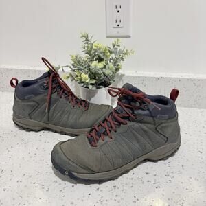 Women's Oboz Sypes Mid Leather B-Dry Waterproof Hiking Boot Slate Womens 9.5 MM